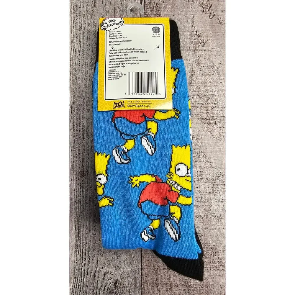 HYP SPIDER-MAN 2 Pair NEW Crew Socks Size 6 - 12 Marvel Comics UNISEX